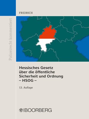 cover image of Hessisches Gesetz über die öffentliche Sicherheit und Ordnung--HSOG -